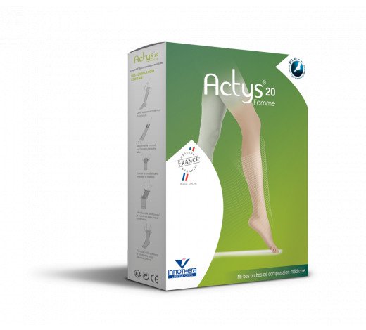 Mediven - Chaussettes de contention séduction femme - classe II - pied  ouvert