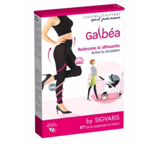 Legging Sculptant Galbéa de Sigvaris Spécial jeunes mamans