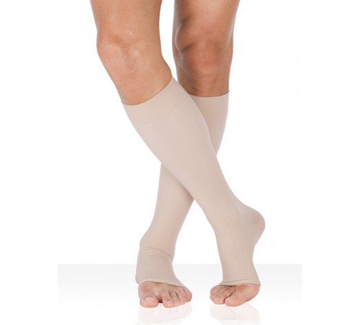 Chaussettes de Contention Legger Surfine Pied Ouvert Classe 2